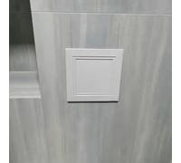 Pannello di accesso - Porta di accesso a parete per impianto idraulico bagno, copertura ingresso cavi in metallo, apertura sportello di servizio