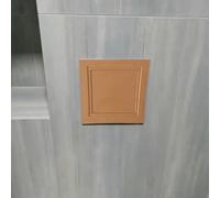 Pannello di accesso - Porta di accesso a parete per impianto idraulico bagno, copertura ingresso cavi in metallo, apertura sportello di servizio