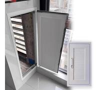 Pannello di accesso resistente con maniglia, porta di ispezione bianca per impianti idraulici, facile da aprire e installare, copertura per pareti spesse, porta trappola di accesso al muro a secco