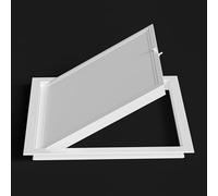 Pannello di accesso, ricambio per porta in alluminio con maniglia girevole, copertura idraulica impermeabile quadrata, porta di accesso a soffitto per cartongesso o piastrelle
