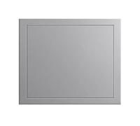 Pannello di accesso, sportello di ispezione, porta di accesso magnetico a soffitto, porte di copertura per fori a parete, in lega di alluminio, installazione idraulica invisibile (grigio, 250 x 250 mm