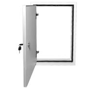 Pannello di accesso versatile in alluminio Coperchio per portello ispezione, Porta revisione a parete per impianti idraulici Gas Acqua Elettricità Piastra copertura antincendio(22x40in/56x102cm)