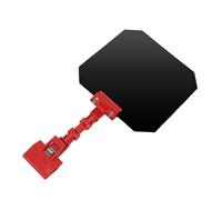 Pannello di blocco della luce di saldatura rosso, protezioni regolabili per scintille e detriti, protegge gli occhi e le visiere di saldatura