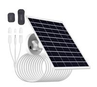 Pannello di carica solare intelligente 8 W per nuove telecamere di sorveglianza all'aperto con funzioni di sicurezza