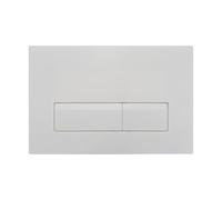 Pannello di comando per WC UWT01H-GE, verniciato bianco, piastra quadrata da incasso, 264 × 164 × 12,5 mm