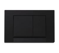 Pannello di comando per WC UWT02L-GE, piastra quadrata nera da incasso, 212 × 142 × 20 mm