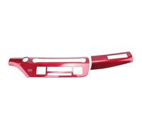 Pannello di Controllo Centrale Auto Pannello di Rivestimento con Pulsanti Multifunzione per Hyundai per Kona 2024+ Modanature Interne Auto(Red)