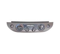 Pannello di controllo centrale per griglia di ventilazione dell'aria condizionata dell'auto, copertura per manopola di controllo centrale, per Toyota Camry 2003-2006 WEFOLCC (legno) (grigio)