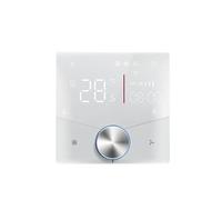 Pannello Di Controllo Del Termostato Dell'aria Condizionata 2/4p Termostato Wifi Aria Condizionata Centralizzata Fan Coil A 3 Velocità Regolazione Della Temperatura Rotazione 24V(White 4P,24V)