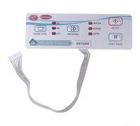 Pannello di controllo della lavatrice, kit di aggiornamento per rondelle automatiche multimarca, circuito in plastica, 16 x 5,5 cm, bianco