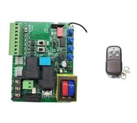 Pannello di controllo della porta del garage scorrevole Finecorsa a molla magnetica disponibile con funzione di ritardo 220 V CA,Resistenza a tutte le intemperie(220V board 3remote)