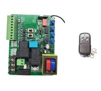 Pannello di controllo della porta del garage scorrevole Finecorsa a molla magnetica disponibile con funzione di ritardo 220 V CA,Resistenza a tutte le intemperie(220V board 1remote)