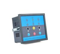 Pannello di controllo dell'armadio del controller del gruppo elettrogeno. Modulo LED con interruttore di trasferimento automatico