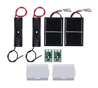 Pannello di Controllo Luce Solare, Kit Scheda Controllo PCB Ricarica Protezione 1,2V - Alta Efficienza, Protezione Scarica, Ideale Per Lampade da Giardino
