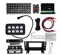Pannello di Controllo Touch per Auto, Pannello Interruttori per Auto LED Blu a 8 Bande IP65 Protezione 1500 W Dissipazione del Calore Universale per Camion Nave Barca ATV UTV