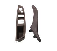 Pannello di copertura del bracciolo anteriore sinistro destro for auto con guida a sinistra, maniglia della porta, compatibile con BMW Serie 5 F10 F11 523i 525i 528i 530i 535i 540i(Model B Moka)