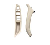 Pannello di copertura del bracciolo anteriore sinistro destro for auto con guida a sinistra, maniglia della porta, compatibile con BMW Serie 5 F10 F11 523i 525i 528i 530i 535i 540i(Model A Oyster)