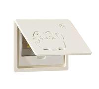 Pannello di copertura elettrico decorativo - Scatola interruttore da appendere in tinta unita, facile da aprire/chiudere, 50 x 40 cm, elegante decorazione da parete per scatola di distribuzione