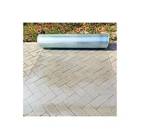 Pannello di copertura spesso da 1 mm, trasparente, impermeabile, per pergola e balconia, trasparente, facile da installare, dimensioni: 0,8 x 10 m. Protezione esterna