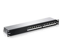 Pannello di distribuzione - 16-PORTA - CAT6A - Blindato - Ethernet - Nero
