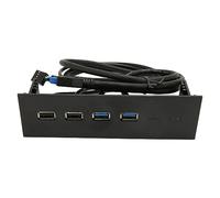 Pannello di Espansione del Computer, Pannello Frontale USB ABS 2 X USB 3.0 per Ufficio per Video HD