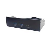 Pannello di espansione USB dell'alloggiamento dell'unità ottica da 5,25 pollici con due porte USB3.2 e connettore di tipo C ad alta velocità