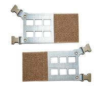 Pannello di Estensione Molle, Ala di Espansione Tattica per Chest Rig | Set composti da elementi sinistro e destro, adattatori modulari e versatili, leggeri, resistenti, espandibili