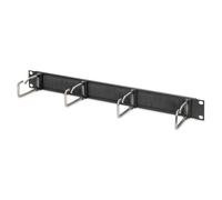 Pannello di gestione cavi Digitus per rack 19" 1U con supporti in acciaio