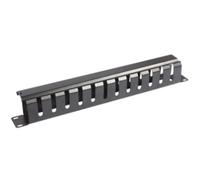 Pannello di gestione cavi WP WPN-ACM-302-B 2U 19" Nero