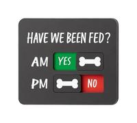 Pannello di indicazione del cane nutrito | Lavagna magnetica anti-sovralimentazione - Segno magnetico per cibo gatto - per parete, finestra, porta cucina, cassa, casa, appartamento, gabbia