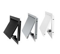 Pannello di Ispezione a Scomparsa in Alluminio con Fissaggio Magnetico per Soffitto e Parete, Accessorio per Nascondere Fili, Sifoni Vasca, Tubazioni e Contatori Domestici(Grigio,300 x550 mm)