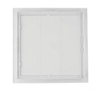 Pannello di ispezione in ABS bianco con cerniera per soffitto e parete, copertura decorativa per impianti idraulici, elettrici e per sistemi HVAC in uso residenziale e commerciale (300 x 300 mm)