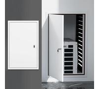 Pannello di ispezione per portello di accesso in alluminio bianco bloccabile 30/36/51/56/71/91 cm per sifone di accesso al muro a secco per impianti idraulici e manutenzione e soluzione di accesso