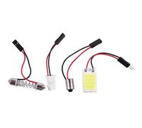 Pannello di lampadine a LED COB Super Bright White 18 + adattatori T10 Festoon