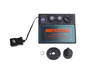 Pannello di lenti solari per saldatura con oscuramento automatico protegge gli occhi dalla perdita della vista dovuta alla foratura. Applicabile a casco in acciaio. Accessori elettrici