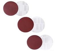 Pannello di montaggio in carta vetrata da 22,9 cm, compatibile con dischi abrasivi standard e progettato per una rimozione uniforme del materiale sulle superfici interne (b)