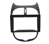 Pannello di navigazione GPS di controllo centrale da 9 pollici, cornice del cruscotto, cornice adatta per 206 2000-2008, cornice dello schermo del lettore radio stereo in