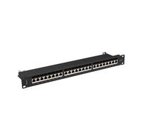 Pannello di patch Lanberg PPS7-1024-B Cat7 24 Porte Rack 1U