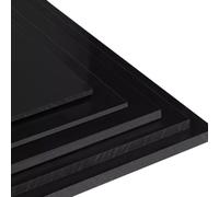 Pannello di plastica in poliammide, Piastra in nylon PA6 for lavorazione CNC Nero 8-50mm Spessore 100x100mm 300x300mm 500x500mm(Thick 50mm 100x100mm 1pc)