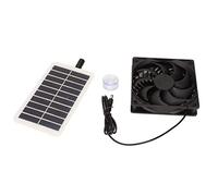 Pannello di potenza solare ventola di scarico Efficienza Efficienza di risparmio energetico Rimozione odore portatile Estrattore d'aria a energia solare per case per animali