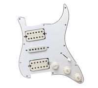 Pannello Di Protezione Per Chitarra Elettrica Doppio Singolo Doppio Pannello Con Linea Di Pickup Convertita In Un Set Completo Di Pannelli Bianchi