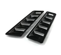 Pannello di raffreddamento della feritoia sfiato, pannello aspirazione dell'aria cofano ABS 17X5 pollici Presa d'aria cofano dell'auto nero brillante Presa d'aria per cofano