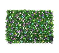 Pannello di recinzione espandibile con edera artificiale per la privacy, traliccio leggero per la schermatura del cortile e la siepe esterna per una maggiore privacy e un aspetto estetico.