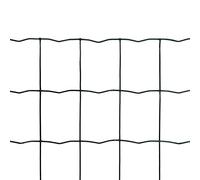 Pannello di recinzione in rete 10 x 1 m, resistente barriera in acciaio per giardini, siti di costruzione e sicurezza, durevole e resistente alle intemperie