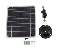 Pannello di ricarica di sicurezza del pannello solare efficiente da 10 W con silicio monocristallino USB a staffa regolabile