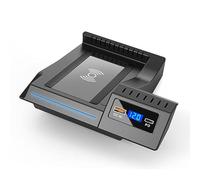 Pannello di ricarica senza fili del caricatore del telefono dell'automobile Qi del caricatore del telefono dell'automobile 15W, adatto per Mercedes GLC, C-Class 2016-2020 (Single coil)