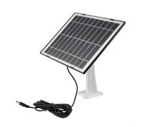 Pannello di ricarica solare 8W resistente alle intemperie con cavo da 3 metri per vari elettrodomestici a bassa potenza (bianco)