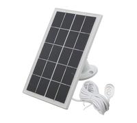 Pannello di ricarica solare da 10 W 5 V per Arlo Pro 5S/4/3, per Ultra 2/per Ultra con celle monocristalline, design resistente alle intemperie IP65 per telecamere di sicurezza esterne, cavo da 9,8 m