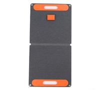 Pannello di ricarica solare da 80 W con doppie porte USB per una pratica gestione dell'alimentazione esterna (grigio)