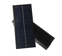 Pannello di ricarica solare in silicio da 2,5 W, per giardino, 12 V/6 V, impermeabile, per esterni, dimensioni compatte per luci da giardino e piccoli dispositivi (2,5 W 12 V)